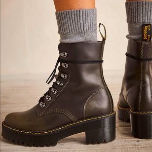 Dr. Martens Leona Platform Ankle Boots